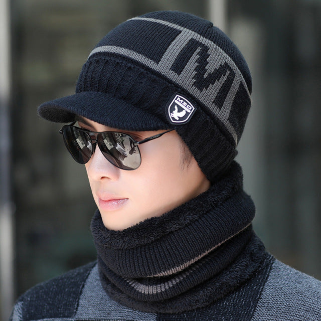 Winter Hat Skullies Beanies Hats Winter Beanies For Men Women Wool Scarf Caps Balaclava Mask Gorras Bonnet Knitted Hat