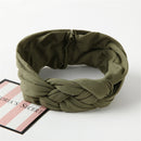 New Braided Baby Headband Twisted Top Cross Chineses Knot Headwrap Elastic Hairbands For Child Turban Baby Girl Hair Accessories