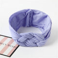 New Braided Baby Headband Twisted Top Cross Chineses Knot Headwrap Elastic Hairbands For Child Turban Baby Girl Hair Accessories