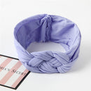 New Braided Baby Headband Twisted Top Cross Chineses Knot Headwrap Elastic Hairbands For Child Turban Baby Girl Hair Accessories