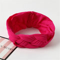 New Braided Baby Headband Twisted Top Cross Chineses Knot Headwrap Elastic Hairbands For Child Turban Baby Girl Hair Accessories