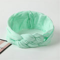 New Braided Baby Headband Twisted Top Cross Chineses Knot Headwrap Elastic Hairbands For Child Turban Baby Girl Hair Accessories