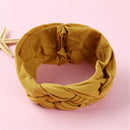 New Braided Baby Headband Twisted Top Cross Chineses Knot Headwrap Elastic Hairbands For Child Turban Baby Girl Hair Accessories