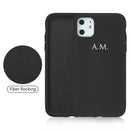 Custom Name Initials Liquid Silicone Phone Case for iphone 13 Case 11 12 13 Pro Max 8 Plus SE 2020 Couple Gift Funda X XS XR 6 7