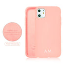 Custom Name Initials Liquid Silicone Phone Case for iphone 13 Case 11 12 13 Pro Max 8 Plus SE 2020 Couple Gift Funda X XS XR 6 7