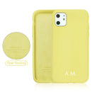 Custom Name Initials Liquid Silicone Phone Case for iphone 13 Case 11 12 13 Pro Max 8 Plus SE 2020 Couple Gift Funda X XS XR 6 7