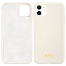 Custom Name Initials Liquid Silicone Phone Case for iphone 13 Case 11 12 13 Pro Max 8 Plus SE 2020 Couple Gift Funda X XS XR 6 7