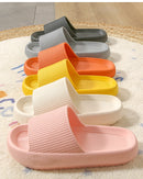 Women Thick Platform Slippers Summer Beach Eva Soft Sole Slide Sandals Leisure Men Ladies Indoor Bathroom Anti-slip Shoes