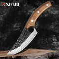 XITUO Kitchen Chef Knife High Carbon Stainless Steel Handmade Forged Knife Sharp Boning Knife Fishing Knife Cutter Butcher Knife