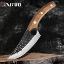 XITUO Kitchen Chef Knife High Carbon Stainless Steel Handmade Forged Knife Sharp Boning Knife Fishing Knife Cutter Butcher Knife