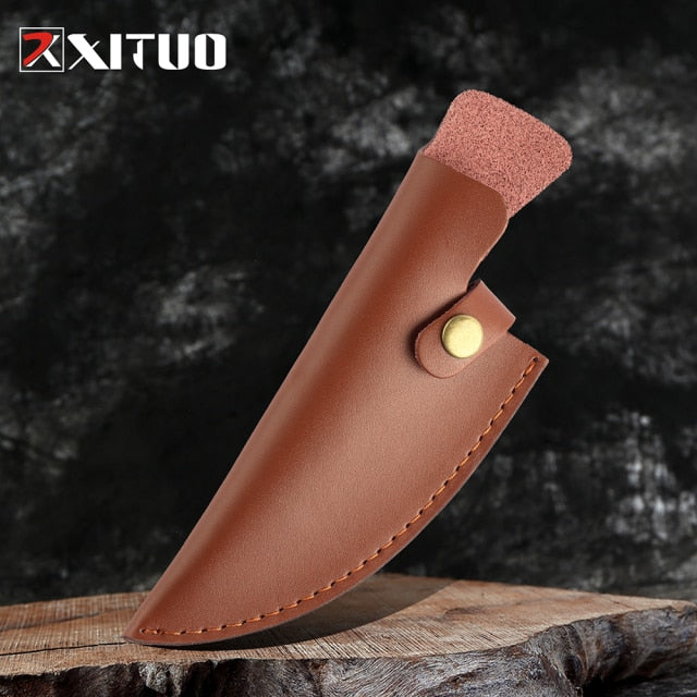 XITUO Kitchen Chef Knife High Carbon Stainless Steel Handmade Forged Knife Sharp Boning Knife Fishing Knife Cutter Butcher Knife