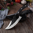 XITUO Kitchen Chef Knife High Carbon Stainless Steel Handmade Forged Knife Sharp Boning Knife Fishing Knife Cutter Butcher Knife