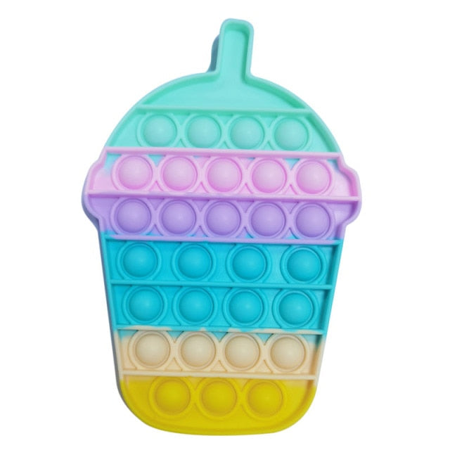 Fidget Toys Funny Simple Dimple Anti Stress Reliever Stretchy Push Bubble Sensory For Adult Kids Antistress Giant Squishy Popite