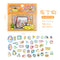 42pcs/pack Kawayi Cartoon Animal Stationery Stickers Cute Stickers Decoration Tags Diary Plan Scrapbook Photo Album Diary