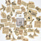 46 Pcs/lot Japanese Diary Kawaii Cute Squirrel Plant Journal Decor Flake Stickers Scrapbooking Stationery