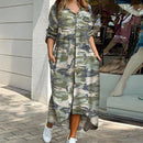 Casual Dresses Women Long Sleeve Shirt Dress Autumn Printed OL Long Dresses Laides Loose Party Dress Maxi Dress vestido casual