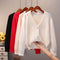 Sweater Cardigan Women Autumn Winter New V Neck Pearl Single Breasted Loose Short Thicken Sweater Sweet Long Sleeve Knitting Top