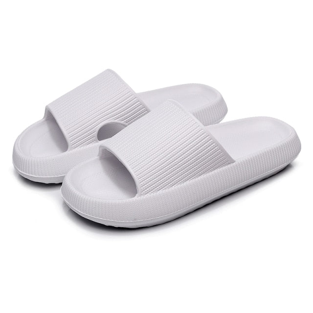 Thick Platform Horsehold Slippers Women Indoor Bathroom Slides Soft EVA Anti-Slip Home Floor Slides Ladies Summer Shoes