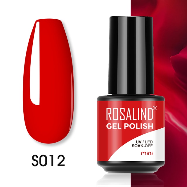 ROSALIND Gel Polish Plastic Bottle Hybrid Varnishes All For Manicure Nails Art Base Top Coat UV Vernis Semi Permanent Gellak