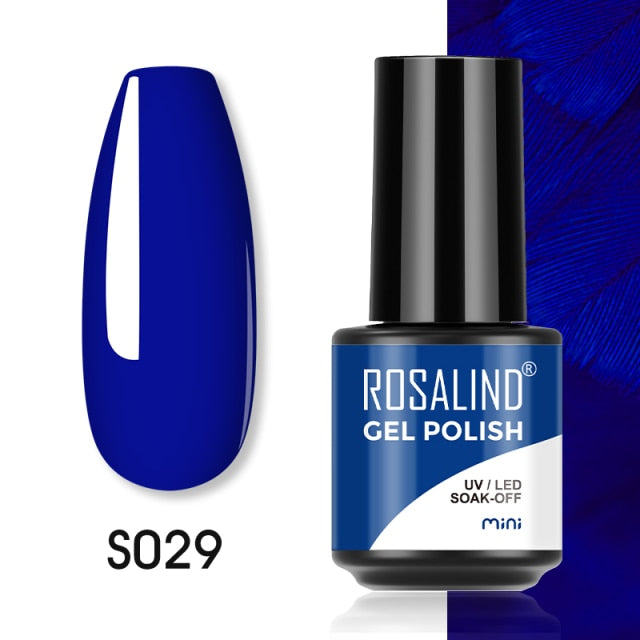 ROSALIND Gel Polish Plastic Bottle Hybrid Varnishes All For Manicure Nails Art Base Top Coat UV Vernis Semi Permanent Gellak