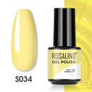 ROSALIND Gel Polish Plastic Bottle Hybrid Varnishes All For Manicure Nails Art Base Top Coat UV Vernis Semi Permanent Gellak
