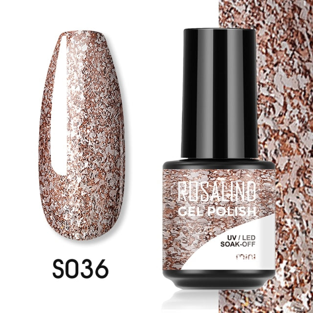 ROSALIND Gel Polish Plastic Bottle Hybrid Varnishes All For Manicure Nails Art Base Top Coat UV Vernis Semi Permanent Gellak