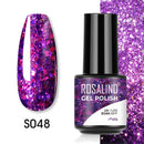 ROSALIND Gel Polish Plastic Bottle Hybrid Varnishes All For Manicure Nails Art Base Top Coat UV Vernis Semi Permanent Gellak