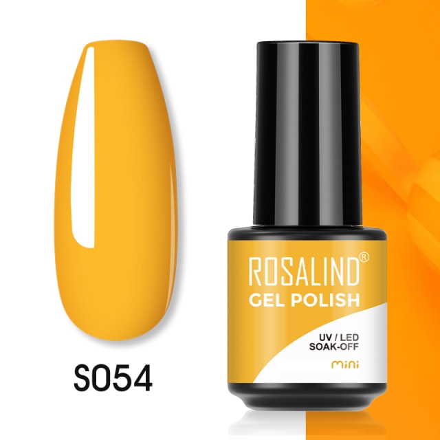 ROSALIND Gel Polish Plastic Bottle Hybrid Varnishes All For Manicure Nails Art Base Top Coat UV Vernis Semi Permanent Gellak