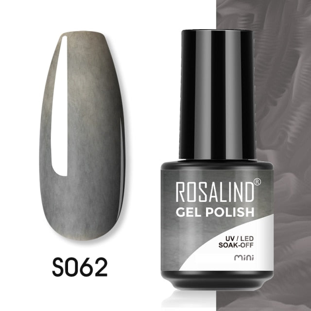 ROSALIND Gel Polish Plastic Bottle Hybrid Varnishes All For Manicure Nails Art Base Top Coat UV Vernis Semi Permanent Gellak