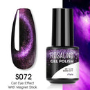 ROSALIND Gel Polish Plastic Bottle Hybrid Varnishes All For Manicure Nails Art Base Top Coat UV Vernis Semi Permanent Gellak