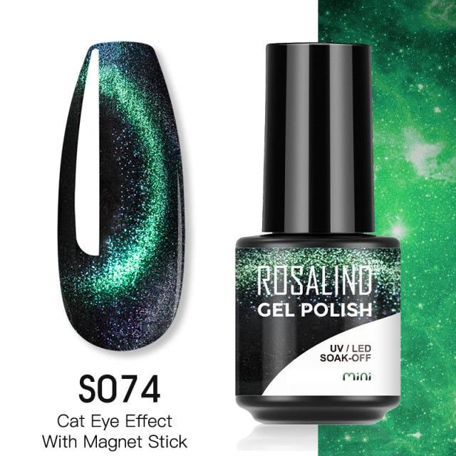 ROSALIND Gel Polish Plastic Bottle Hybrid Varnishes All For Manicure Nails Art Base Top Coat UV Vernis Semi Permanent Gellak