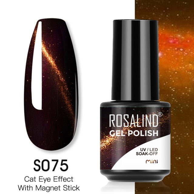 ROSALIND Gel Polish Plastic Bottle Hybrid Varnishes All For Manicure Nails Art Base Top Coat UV Vernis Semi Permanent Gellak