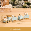 Christmas Wooden Train Merry Christmas Ornaments Christmas Decorations For Home Table 2021 Noel Navidad Xmas Gifts New Year 2022