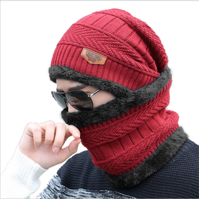 Winter Hat Skullies Beanies Hats Winter Beanies For Men Women Wool Scarf Caps Balaclava Mask Gorras Bonnet Knitted Hat