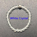 Bohemian Handmade Natural Stone Rings Women with Stainless Steel Bead Multi Color Stretch Rope Party Gifts Ring Adjustable 2020