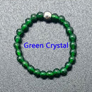 Bohemian Handmade Natural Stone Rings Women with Stainless Steel Bead Multi Color Stretch Rope Party Gifts Ring Adjustable 2020