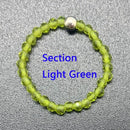 Bohemian Handmade Natural Stone Rings Women with Stainless Steel Bead Multi Color Stretch Rope Party Gifts Ring Adjustable 2020