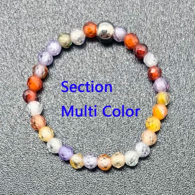 Bohemian Handmade Natural Stone Rings Women with Stainless Steel Bead Multi Color Stretch Rope Party Gifts Ring Adjustable 2020