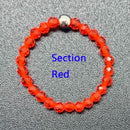 Bohemian Handmade Natural Stone Rings Women with Stainless Steel Bead Multi Color Stretch Rope Party Gifts Ring Adjustable 2020