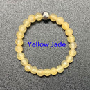 Bohemian Handmade Natural Stone Rings Women with Stainless Steel Bead Multi Color Stretch Rope Party Gifts Ring Adjustable 2020