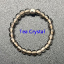 Bohemian Handmade Natural Stone Rings Women with Stainless Steel Bead Multi Color Stretch Rope Party Gifts Ring Adjustable 2020