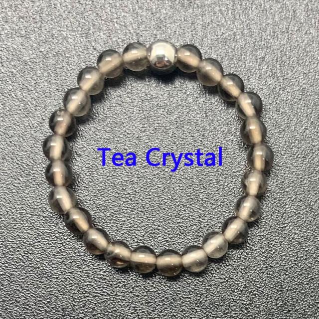 Bohemian Handmade Natural Stone Rings Women with Stainless Steel Bead Multi Color Stretch Rope Party Gifts Ring Adjustable 2020