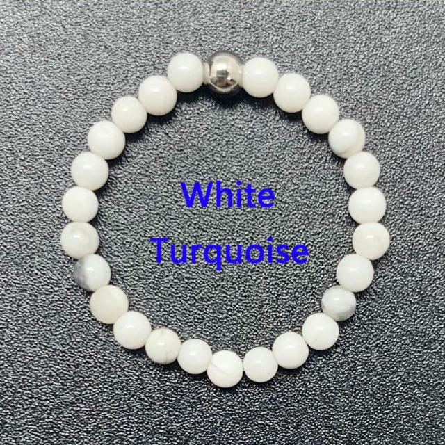 Bohemian Handmade Natural Stone Rings Women with Stainless Steel Bead Multi Color Stretch Rope Party Gifts Ring Adjustable 2020