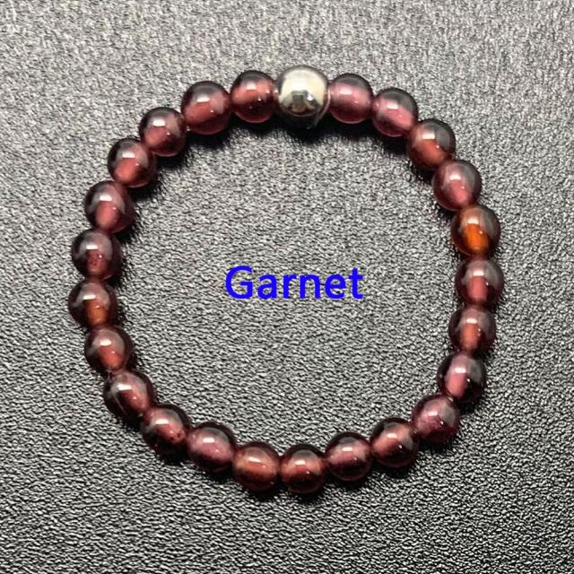 Bohemian Handmade Natural Stone Rings Women with Stainless Steel Bead Multi Color Stretch Rope Party Gifts Ring Adjustable 2020