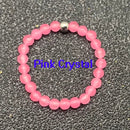 Bohemian Handmade Natural Stone Rings Women with Stainless Steel Bead Multi Color Stretch Rope Party Gifts Ring Adjustable 2020