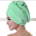 Microfiber Dry Hair Cap, Shower Cap, Strong Water Absorbent Triangle Hat, Girl Washing Hair, Quick-drying,Wiping Hair Towel Tool