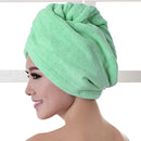 Microfiber Dry Hair Cap, Shower Cap, Strong Water Absorbent Triangle Hat, Girl Washing Hair, Quick-drying,Wiping Hair Towel Tool