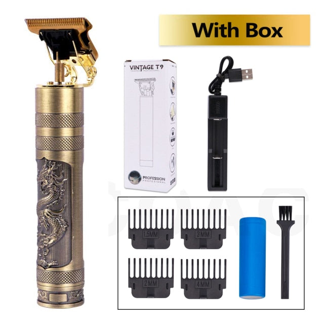 Electric Hair Trimmer Dragon Phoenix Charging Battery Hair Clipper Shaver Beard T Barber Hair Cutting Machine Hair Cut for Men