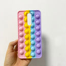 Redmi Note 9 Pro 9S 7 8 Pro Push Pop Bubble Fidget Toy Case Soft Cover for Redmi 9 9T 9C 9A Mi Poco X3 M3 Sensory Stress Reliver