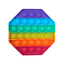 Pop Fidget Reliver Stress Toys Rainbow Push Bubble Antistress Its Toys Adult Children Simple Dimple Toy To Relieve Autism